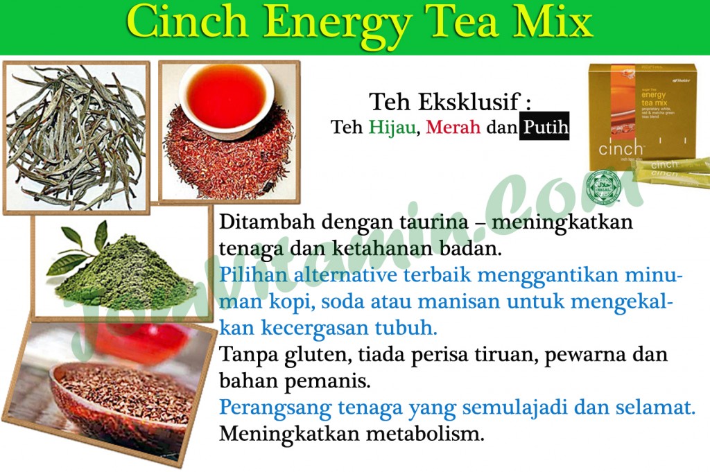 Cinch Energy Tea Mix Shaklee