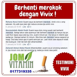 testimoni vivix shaklee merokok