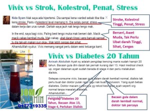 testimoni vivix shaklee diabetes strok angin ahmar