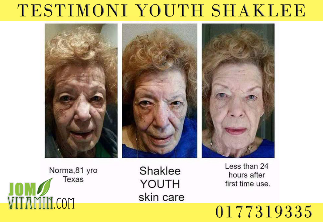 testimoni youth shaklee skincare