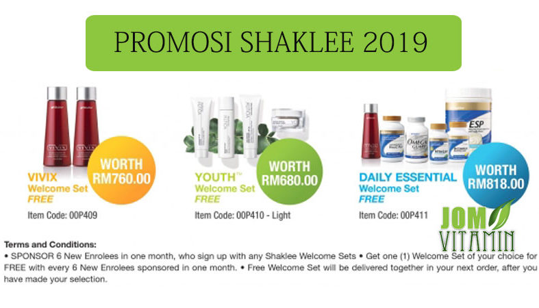 promosi shaklee april 2019
